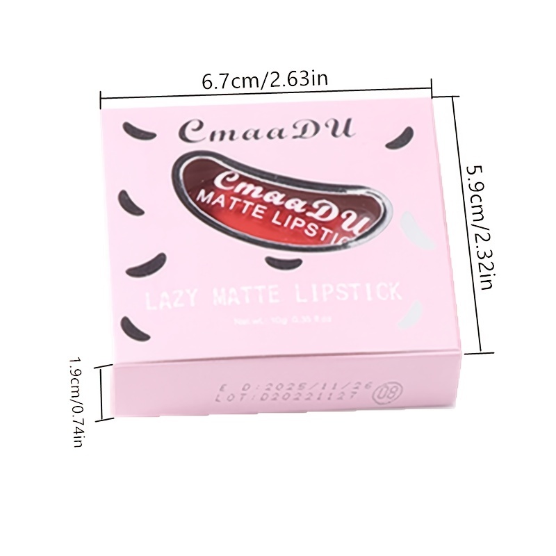CmaaDu 15 Lipstick Matte Long Lasting Waterproof Lip Stick Set