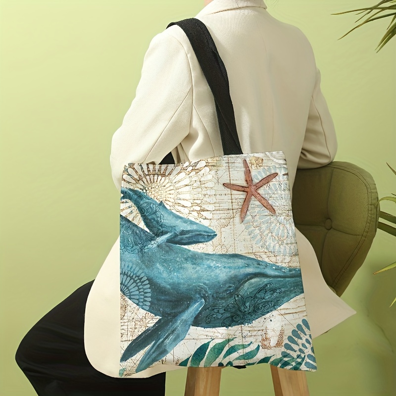 Whale Tote Bag 