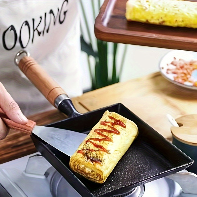 Nonstick Japanese Omelette Pan Rectangle Tamagoyaki Egg - Temu