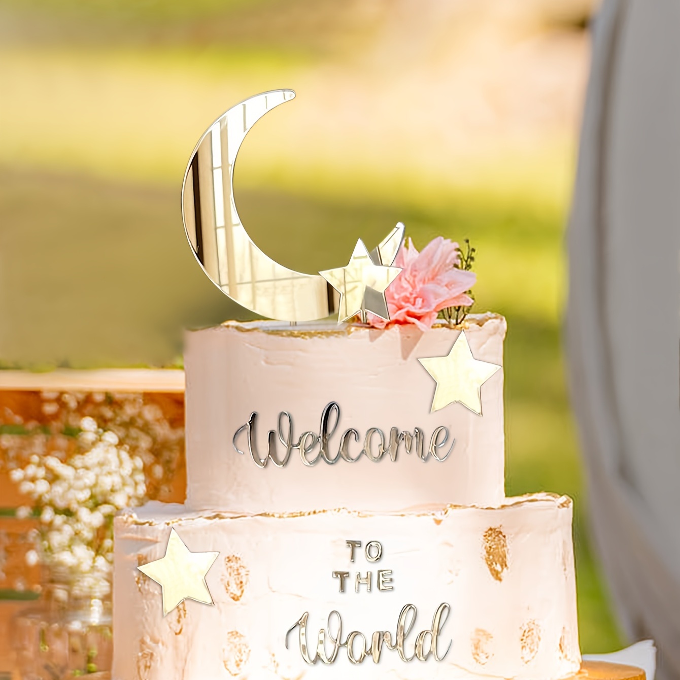 Sparkle Up Your Dessert Table With This Welcome Letter - Temu