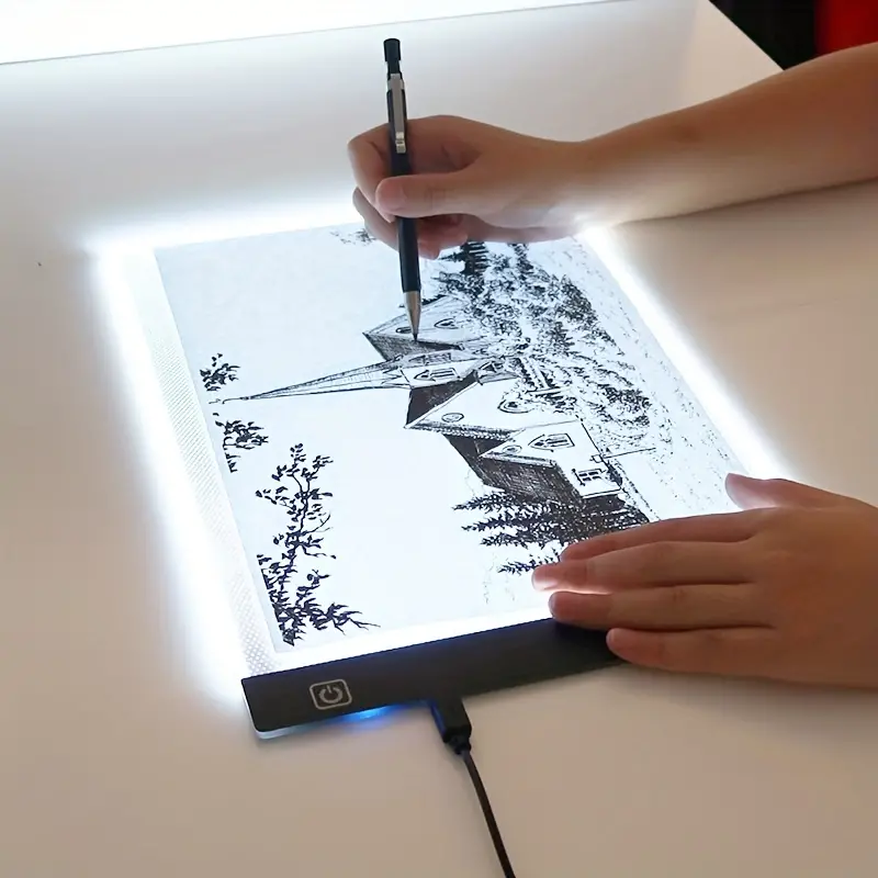 A4 (7 87x11 81 pouces) Tablette de copie de dessin à LED - Temu Belgium