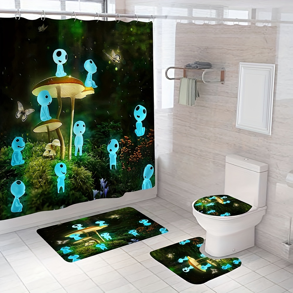 Mushroom Bathroom Decor - Temu