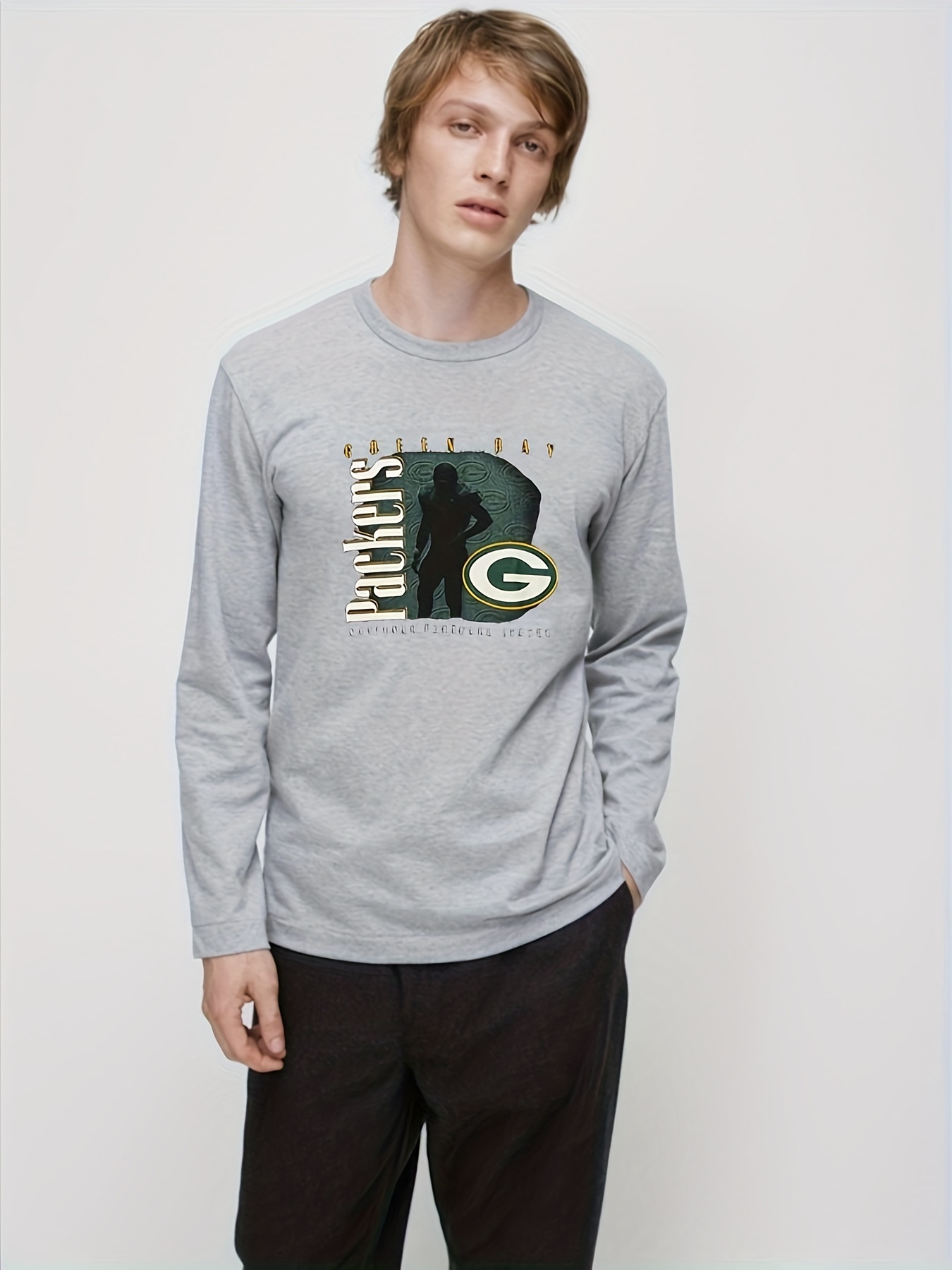 Shirts, Mens Green Bay Packers Long Sleeve Top