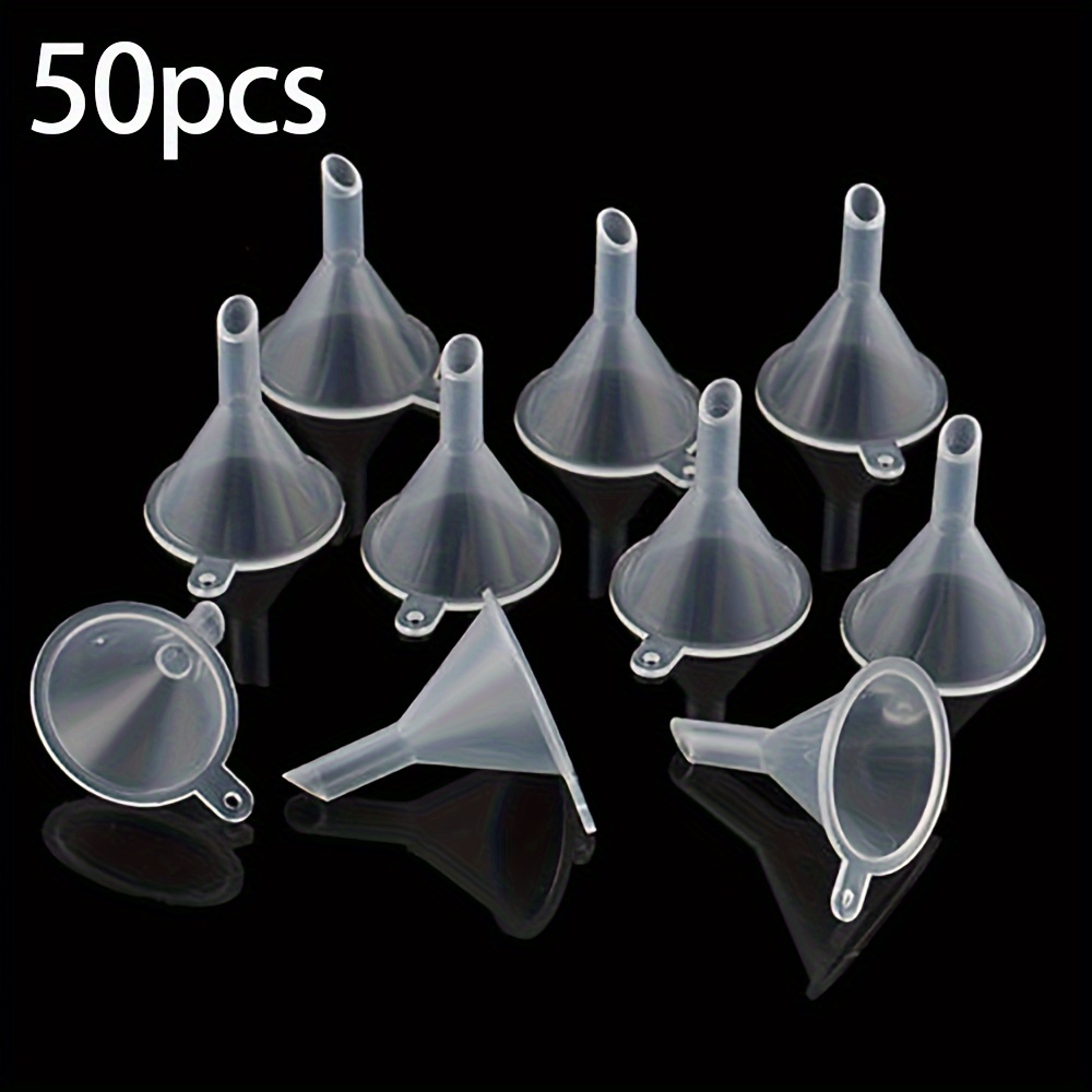 1 Set Mini Funnel Small Metal Funnels with Droppers for Filling Small  Bottles