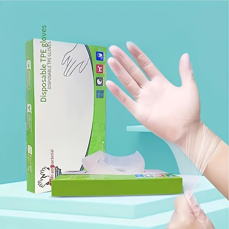 Guantes De Plastico Desechables Transparentes Para Cocina Multisuso 500  Piezas