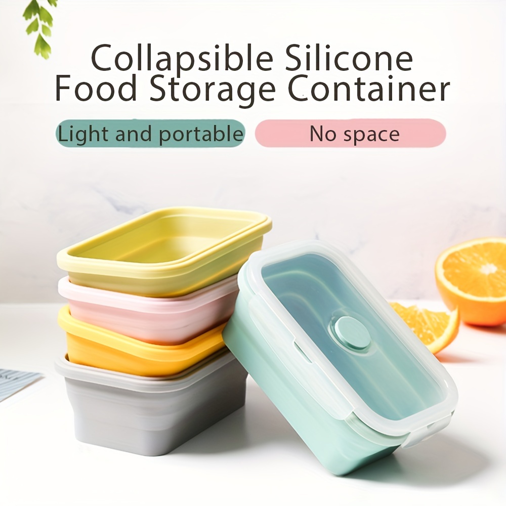 Leakproof Silicone Insulated Lunch Box - Collapsible Bento Box For Office  Workers, Teenagers, And Workers At School - Microwave And Freezer Safe -  Bpa Free Airtight Lid - Perfect For Portable Food