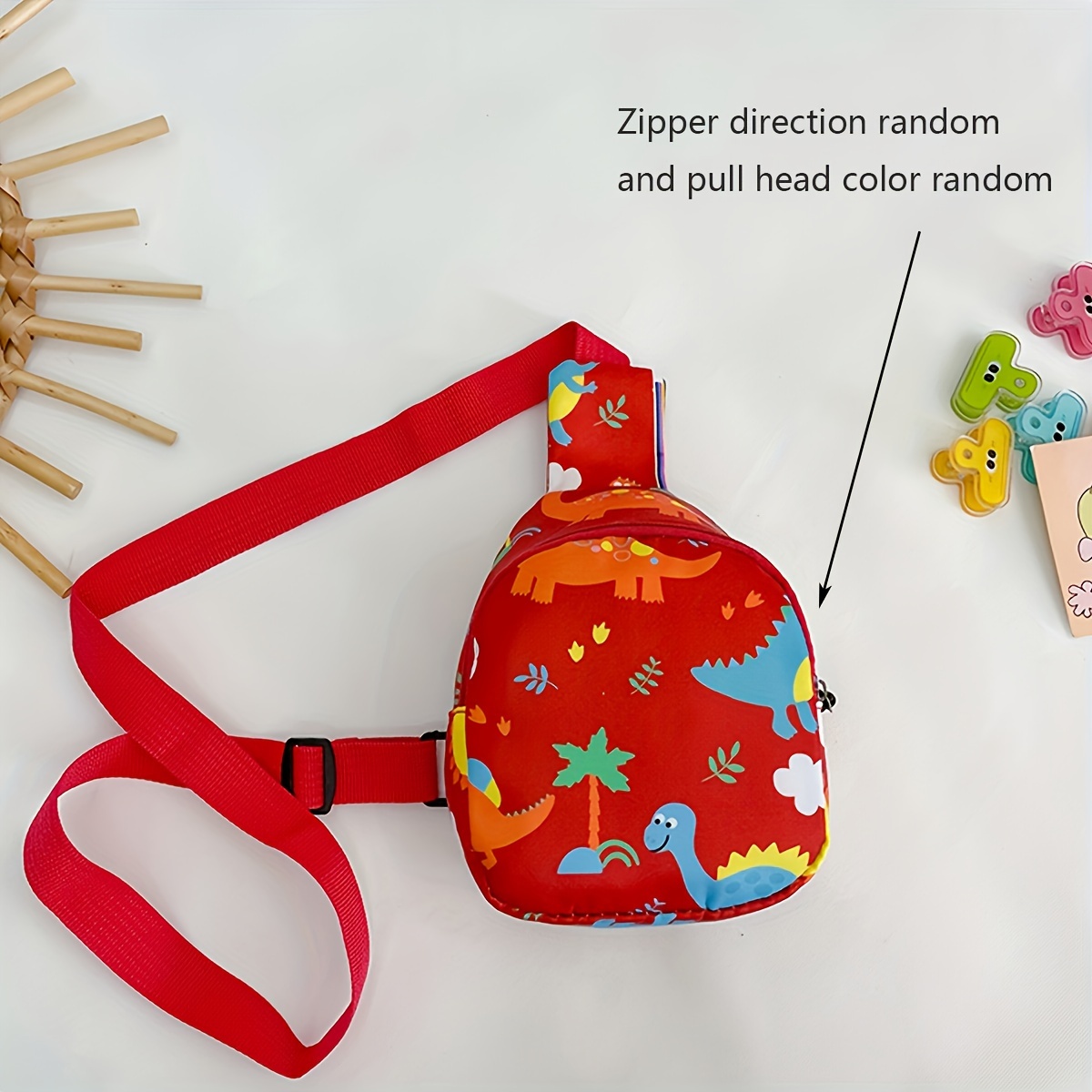 ANKOMINA Bolso bandolera pequeño para niños, lindo bolso cruzado de dibujos  animados, bolsa de hombro de unicornio dinosaurio para exteriores, viajes