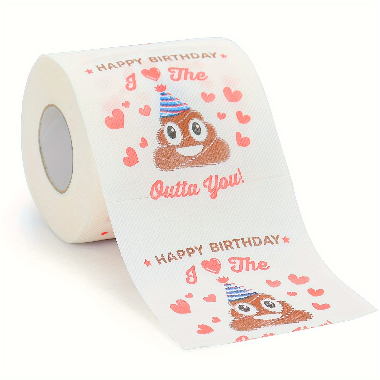 Happy Birthday Toilet Paper Prank, Novelty Funny Toilet Paper Roll Party  Supplies Decorations 3-ply Funny Tissue Rolls, Gag Gifts For Men And Women,  Household Gadgets, Birthday Supplies, Home Decor - Temu Austria