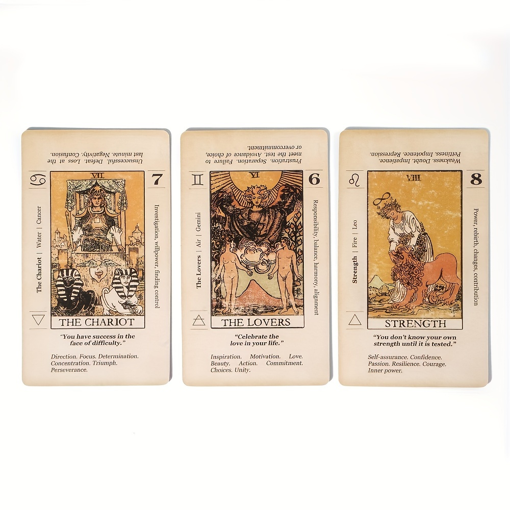 Beginner Tarot Cards Deck Learn Tarot 78 Cards