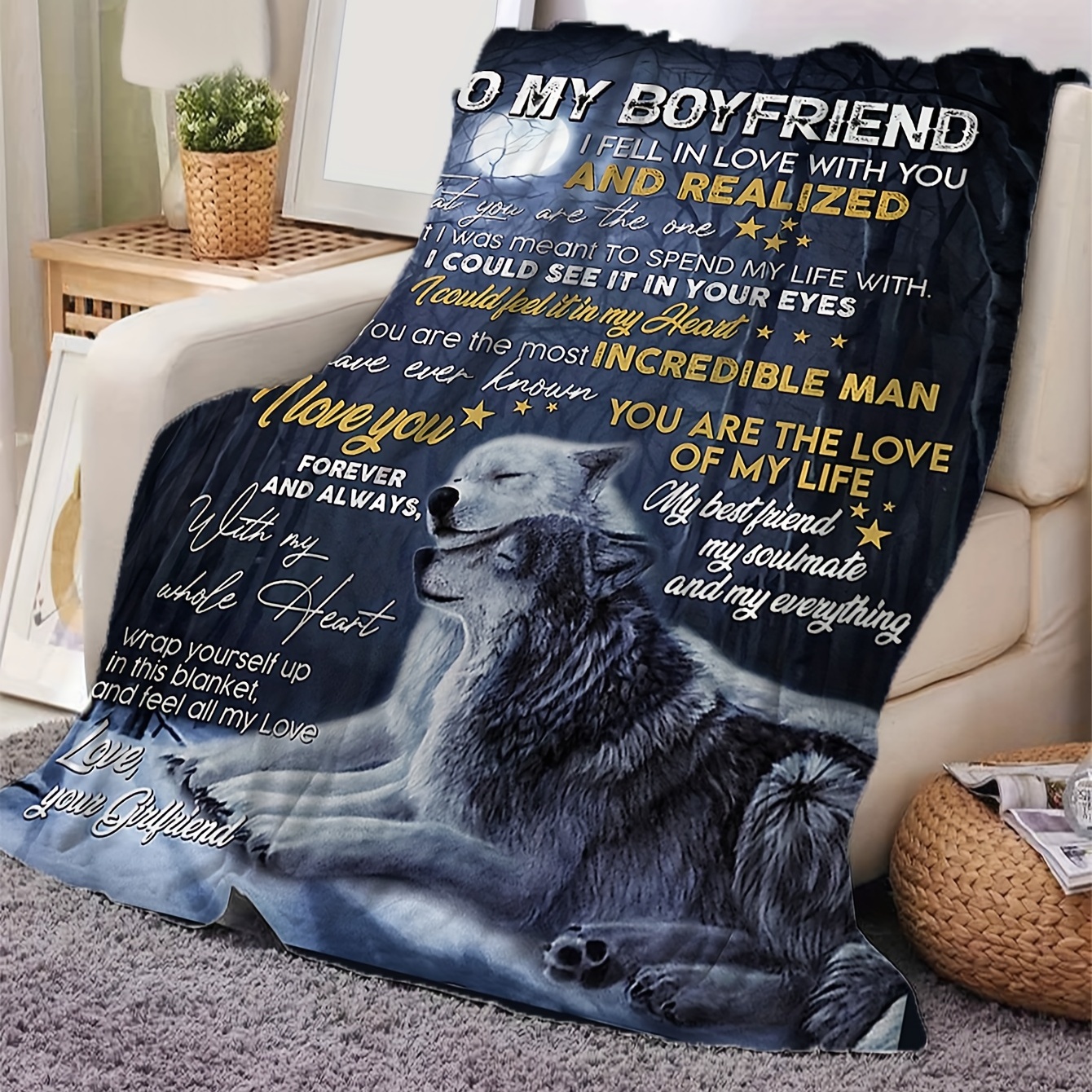 Gifts For Boyfriend Blanket For Boyfriend From Girlfriend - Temu