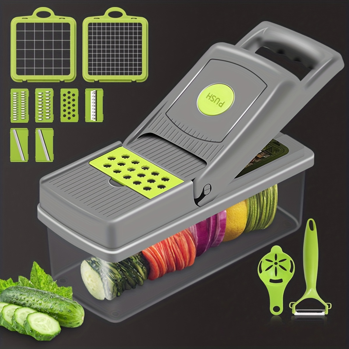Chopper vegetable shredder onion cutter, CATEGORIES \ Kitchen \ Choppers  and slicers