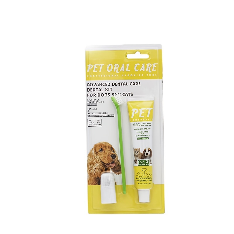 Pet oral care advanced dental care dental kit for dogs and cats