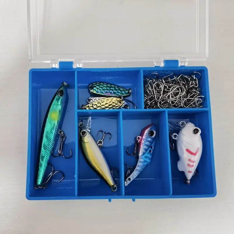 Fishing Lure Kit Including 3 Fishing Spoons Vib Fishing Lure - Temu