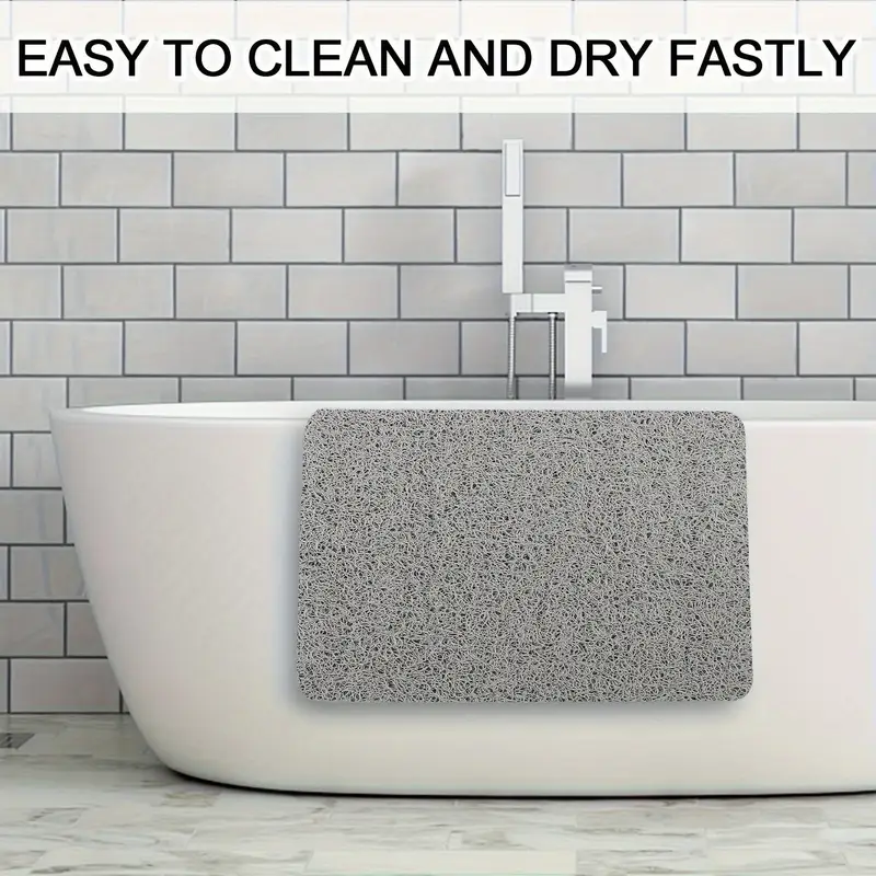 1pc bathroom non slip mat foaming loofah base shower mat waterproof floor mat 21 21in bath supplies Product details 7