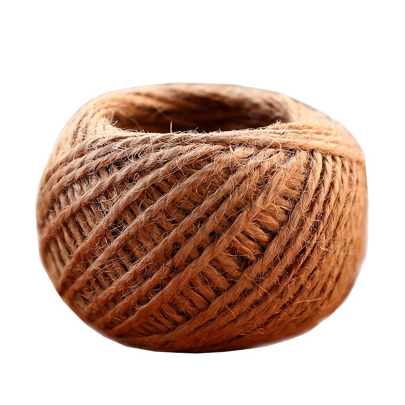 30m Jute Twine String, Natural Jute Hessian String Cord Twine For