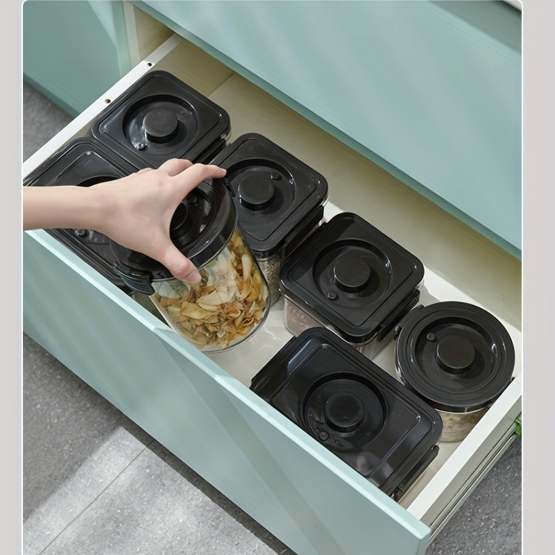 Vacuum Storage Tank Cereals Storage Box Household Plastic Transparent Storage