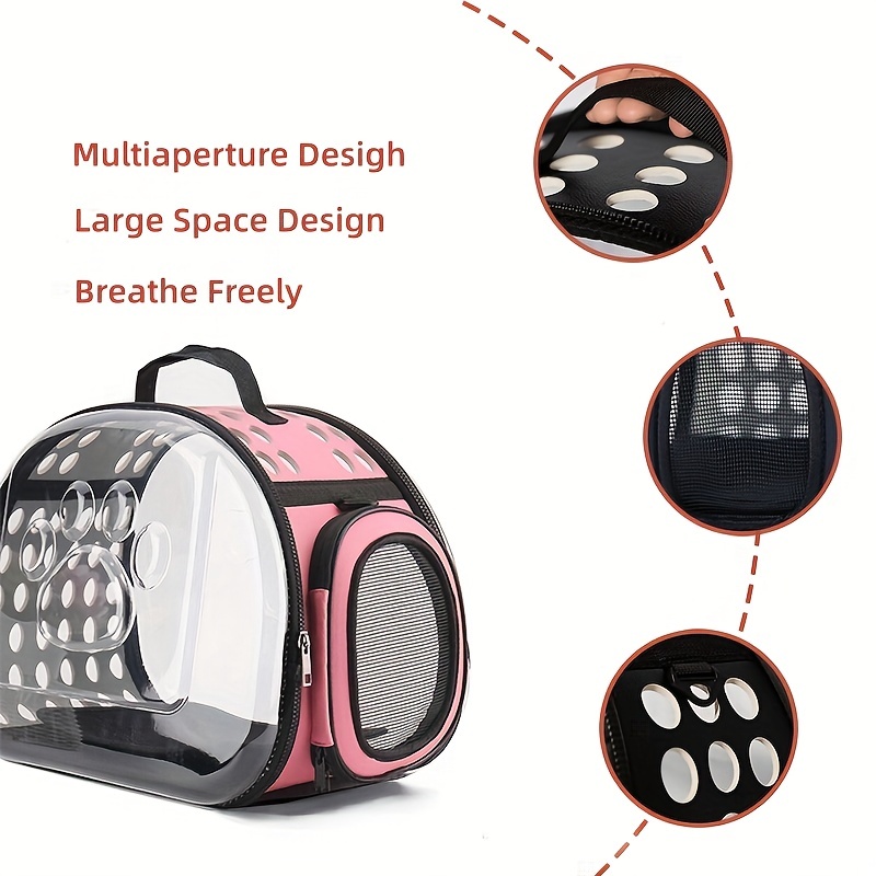 Small Travel Pet Bubble Backpack For Cats And Puppies