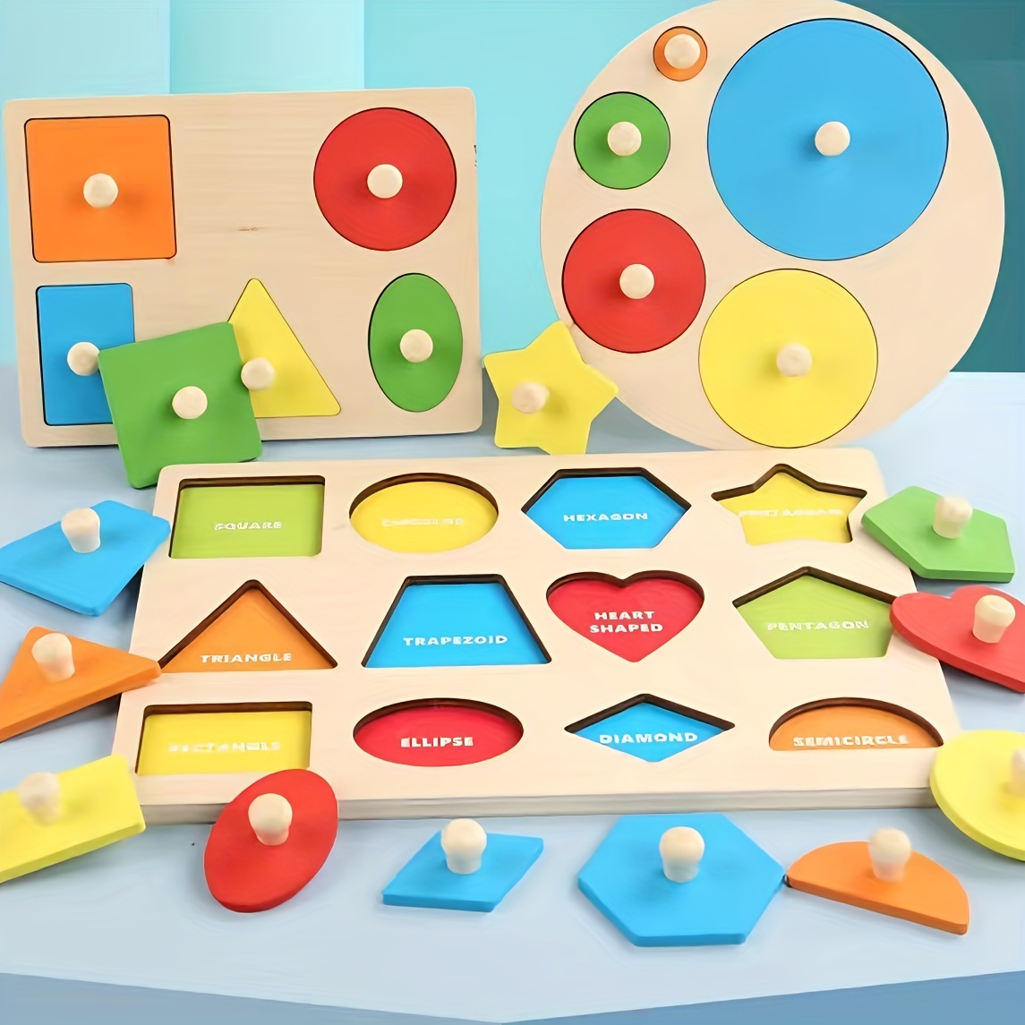 3 In 1 Holz Montessori Spielzeug Für Kleinkinder Zahlen Puzzle Sortieren  Form Sorter Mathematik Stapeln & Zählen Angeln Spiel Bildung, Schauen Sie  Sich Jetzt Die Heutigen Angebote An
