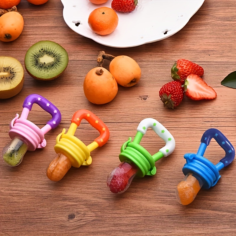 Ciuccio per la dentizione dell'alimentatore per frutta per bambini |  Alimentatore per alimenti per bambini in silicone per uso alimentare |  Senza BPE