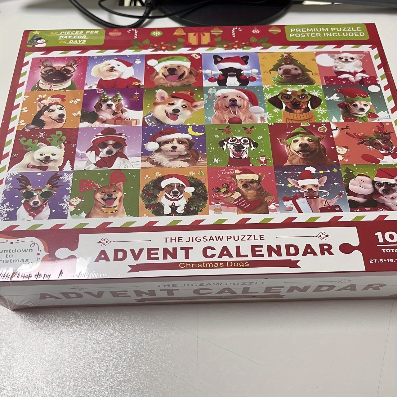 Acheter Calendrier de l'avent de noël, nouvel an, 1008 pièces, Puzzle,  calendrier de compte à rebours de 24 jours, pour enfants