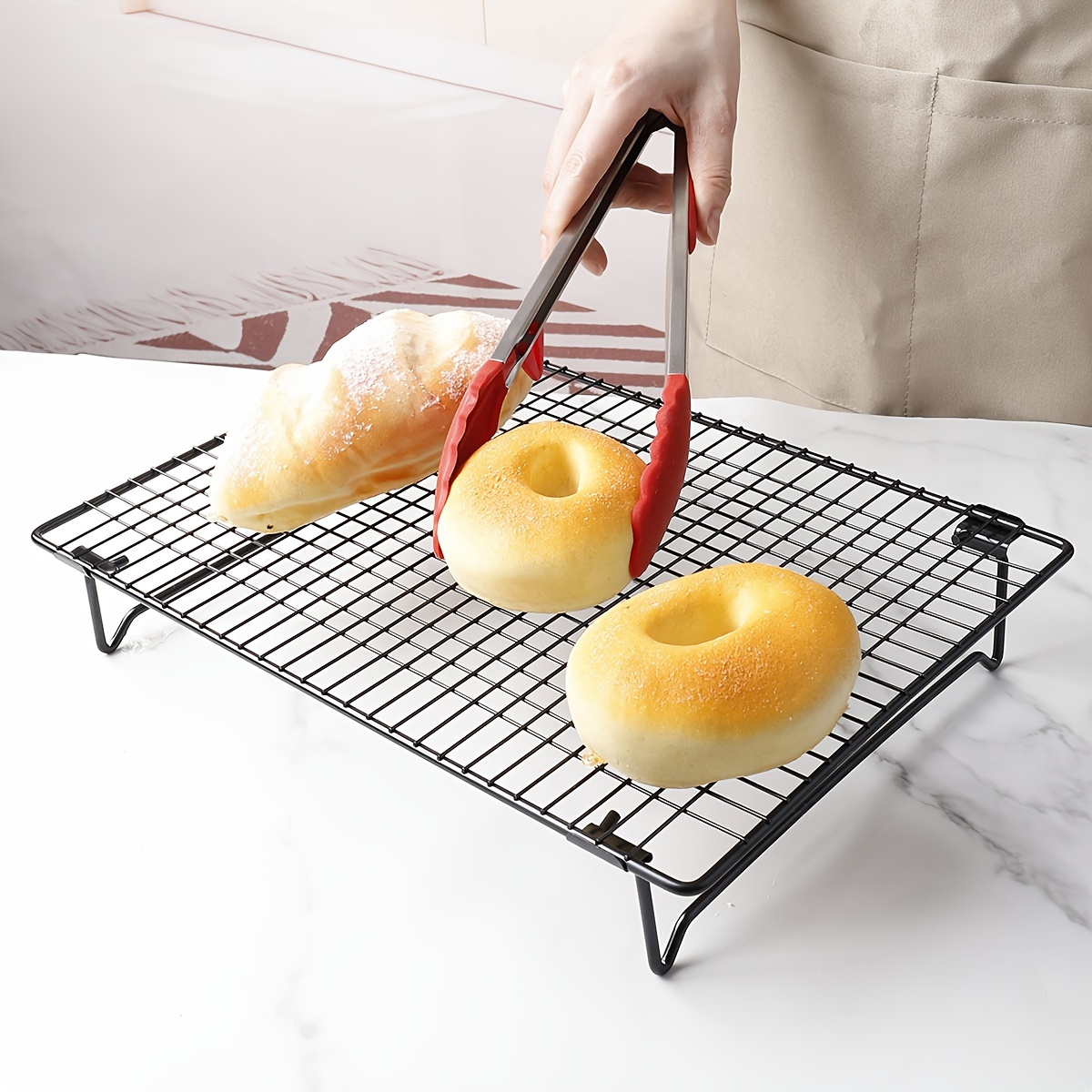 Foldable Cooling Rack, Extra Large Thick Metal Cooling Rack For