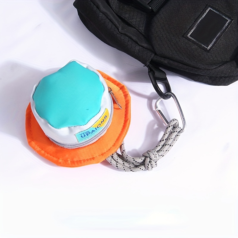 Portable Hat Shaped Coin Purse Mini Small Storage Bag Key Bag Earphone Bag  - Temu