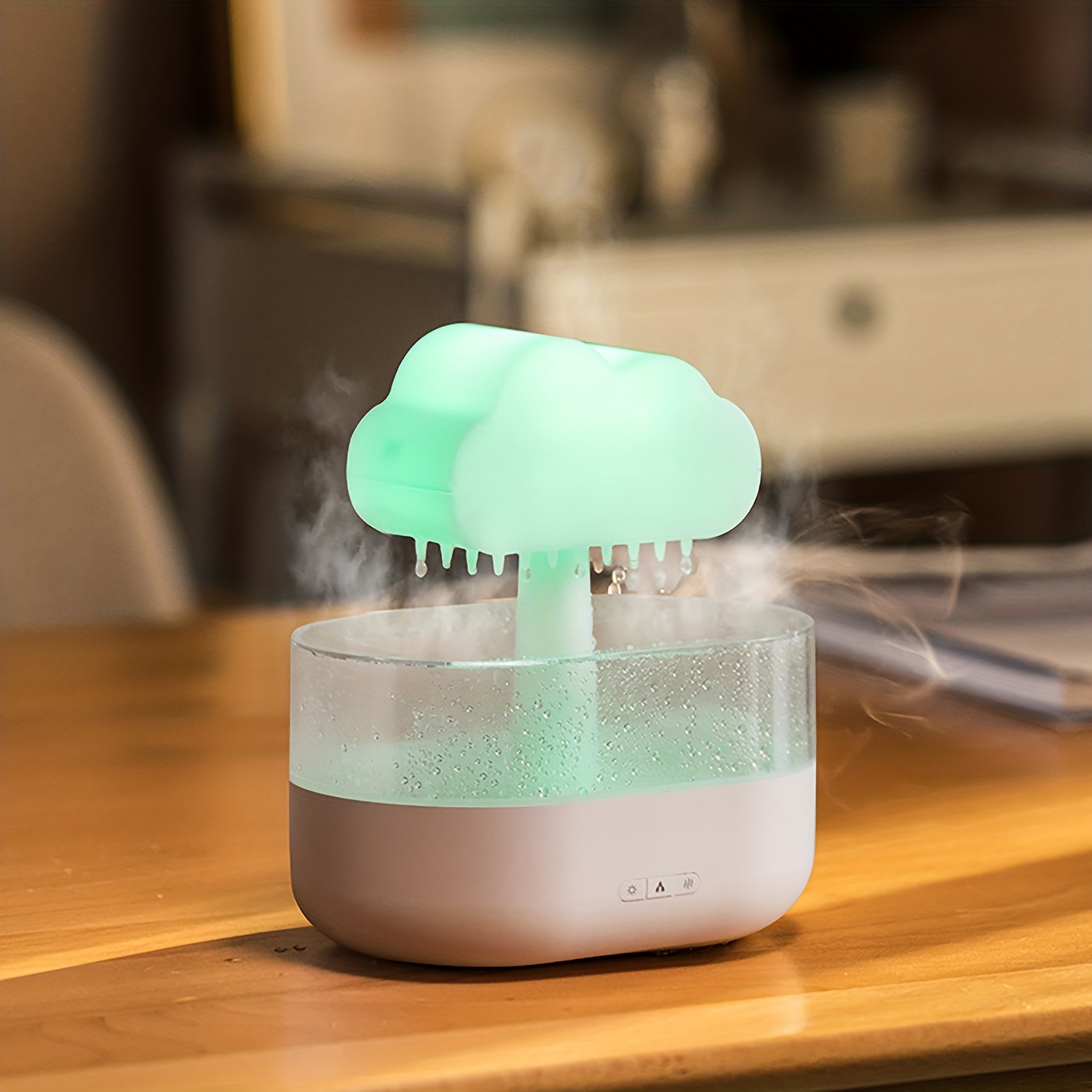 Humidificateur de nuage de pluie Veilleuse USB pour chambre Bureau