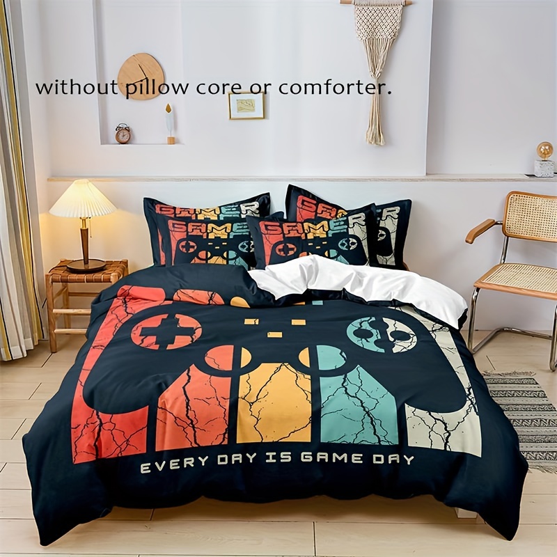 Juegos de ropa de cama de edredón con estampado de funda nórdica