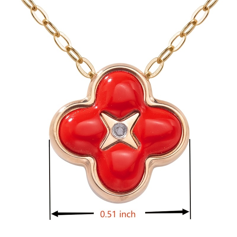 LV Louis Vuitton Three-Flower Four-Leaf Clover Necklace 925