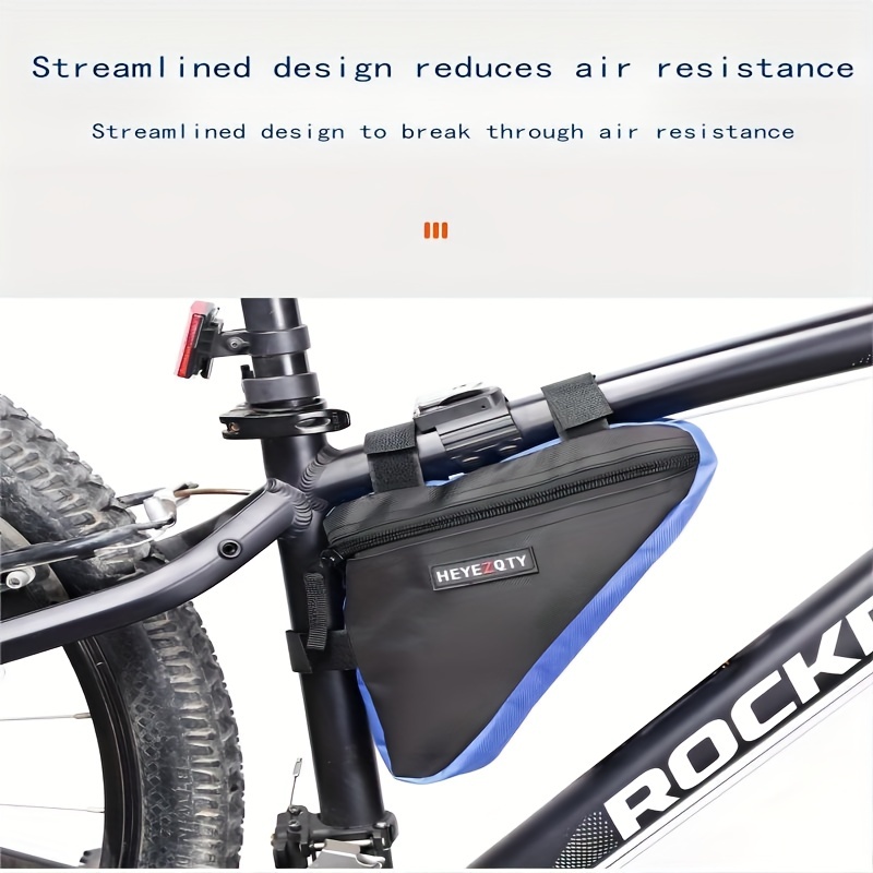 Bolsa de marco de bicicleta, bolsa de tubo frontal para bicicleta, bolsa de  ciclismo, triángulo, para bicicleta al aire libre, MTB Mountain Road Bike