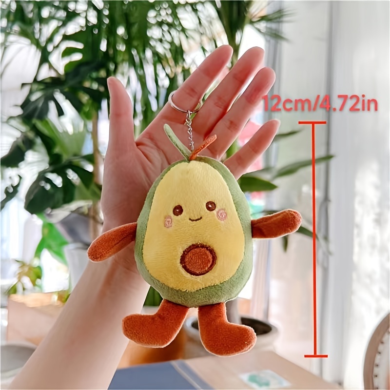 1pc Avocado Porte-clés Mignon En Peluche, Poupée Ornement De Sac D'école  Pendentif De Clé De Voiture - Jouets Et Jeux - Temu