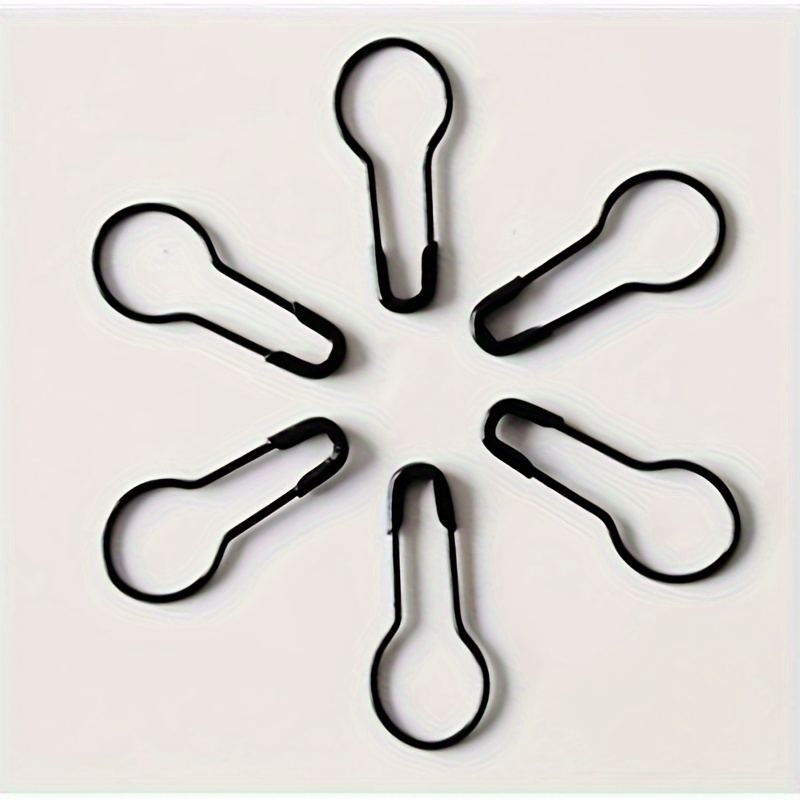 100Pcs Small Safety Pins for Clothes Black Bulk Pin for Quilting Crafting  Hot
