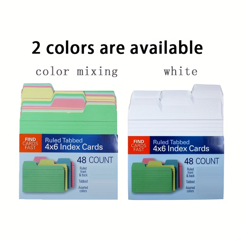 4 X 6 Index Card Holder 3 Colors 