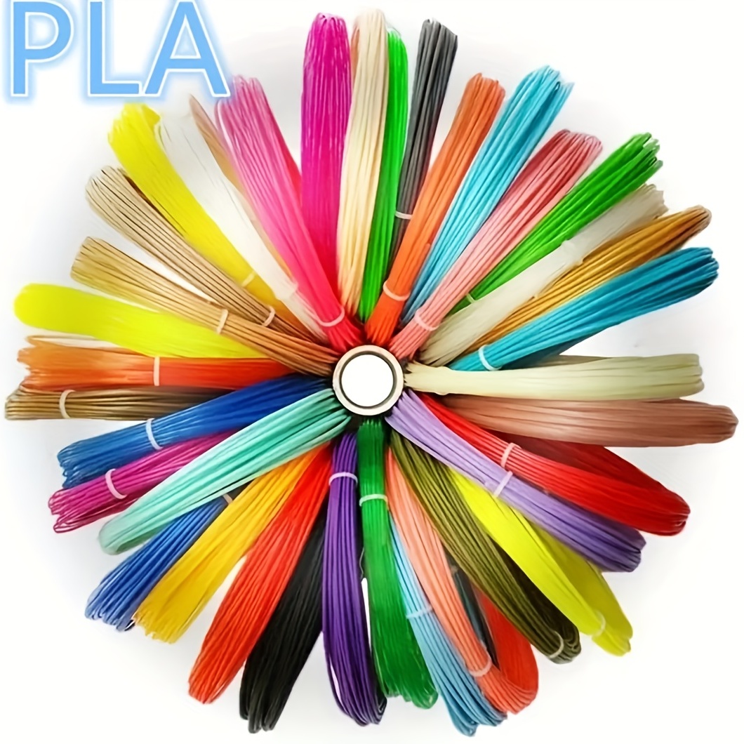 3D Pen Filament PCL 50M - Colorful, Non-Toxic, Odor-Free