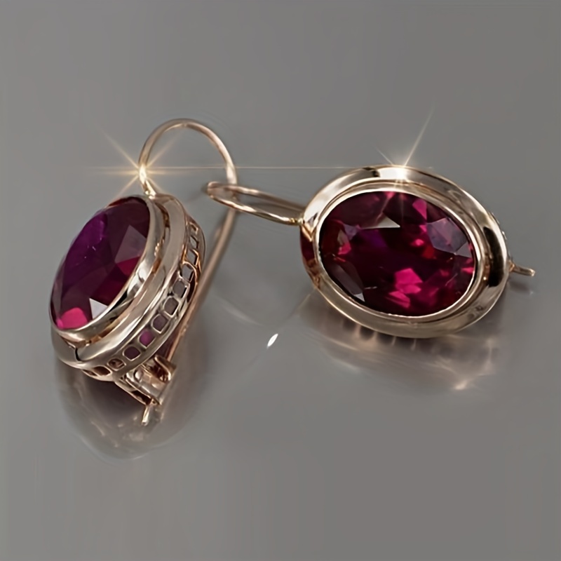 Ruby Earrings - Temu