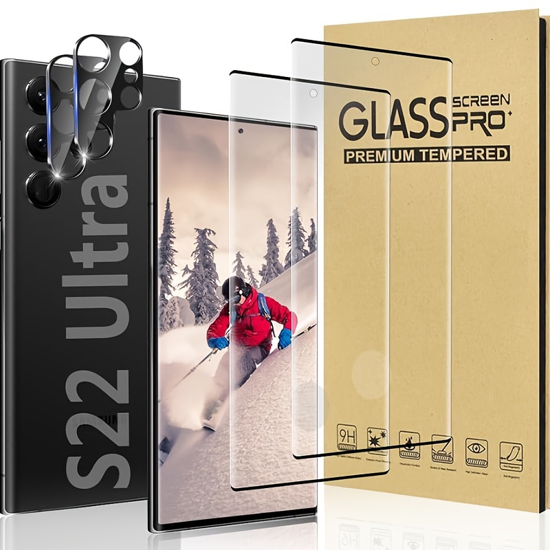 Protector de pantalla de privacidad para Galaxy S24 Ultra, vidrio templado  9H, compatible con huellas dactilares ultrasónicas, compatible con fundas