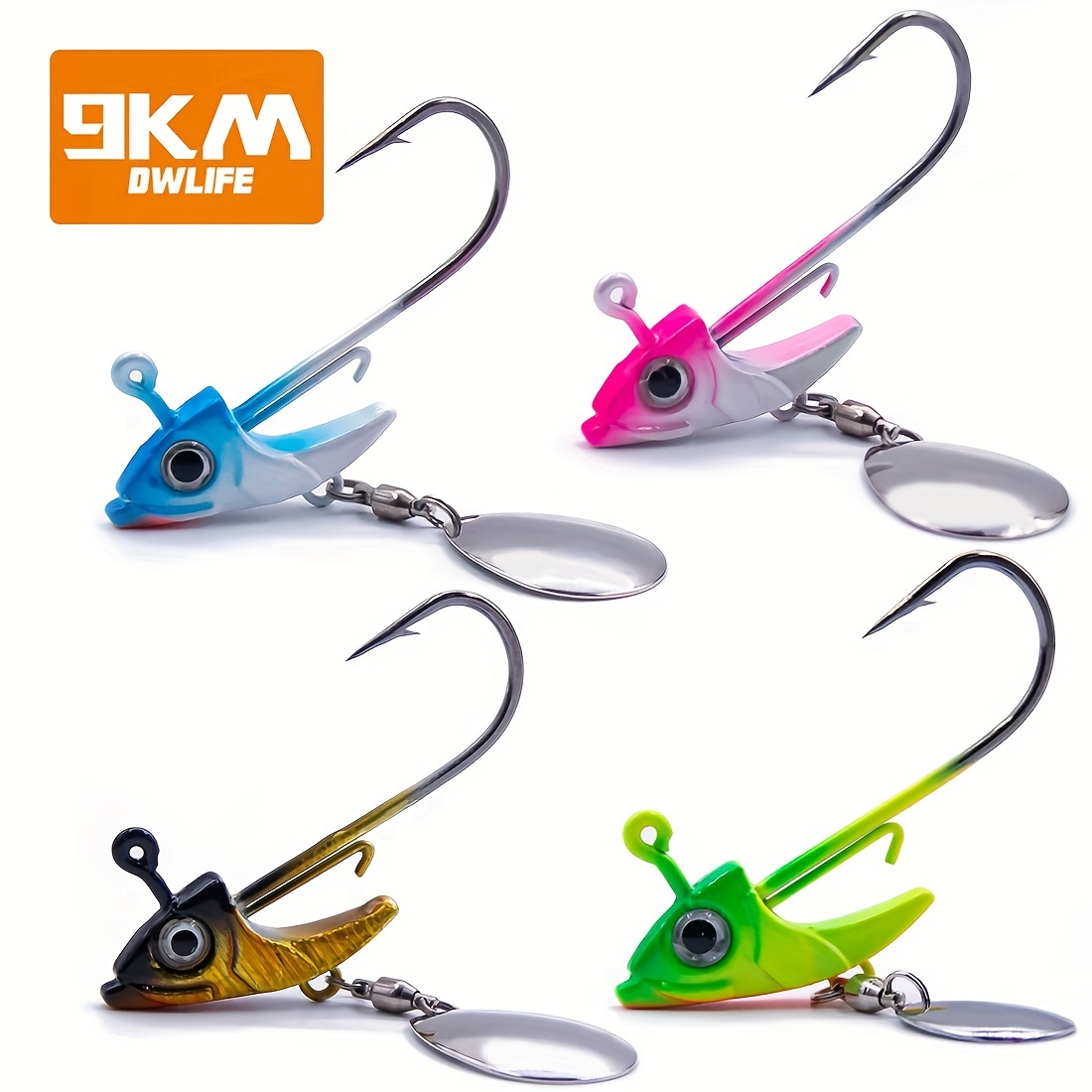 Pre rigged Jig Head Soft Fishing Lures Paddle Tail - Temu