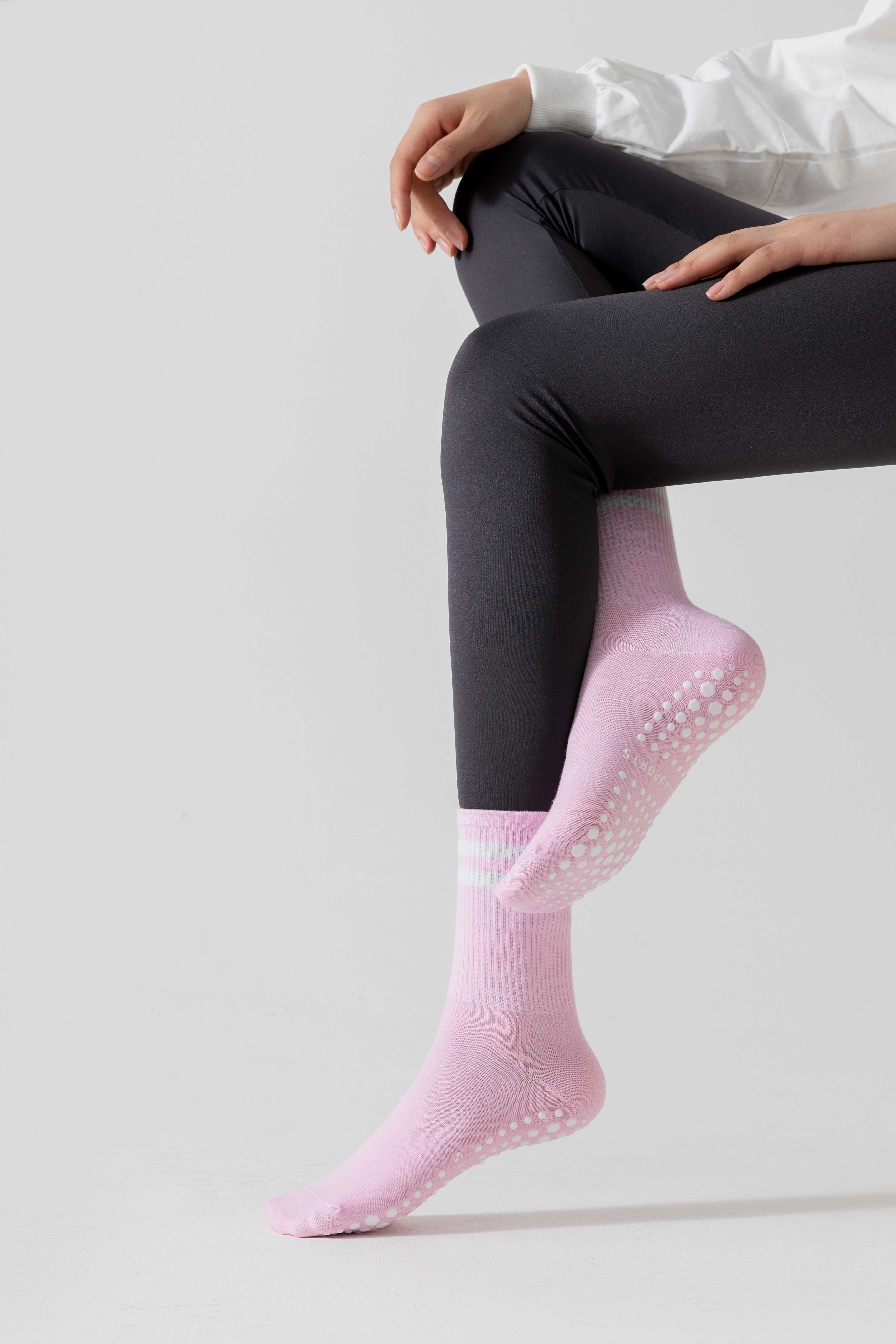 Professional Yoga Socks Unisex Non slip Grips Dance Socks - Temu Canada