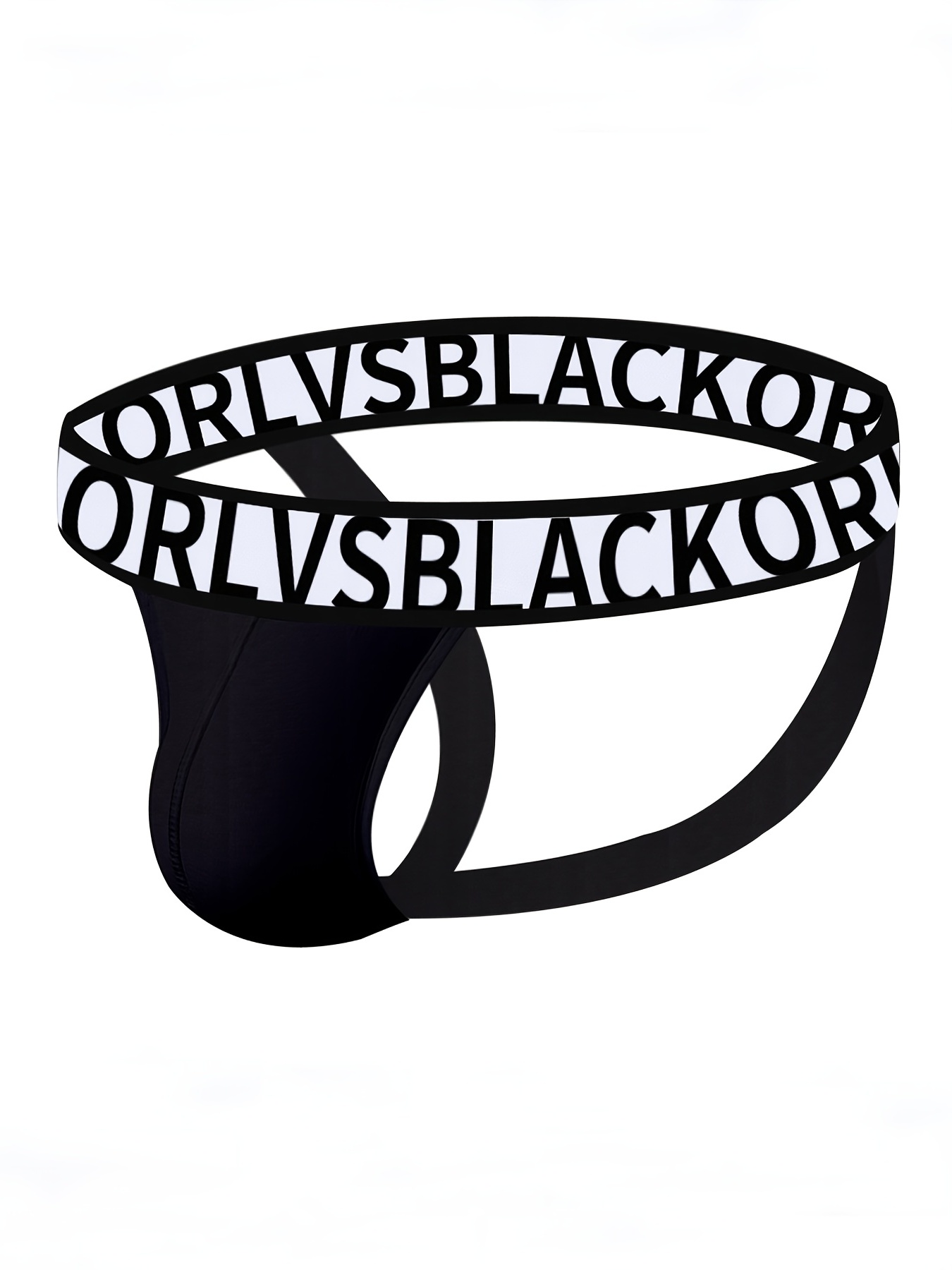 Pimfylm Cotton Underwear For Men Men's Jockstrap Underwear Breathable Mesh  Supporter Cotton Pouch Jock Briefs Black Large 