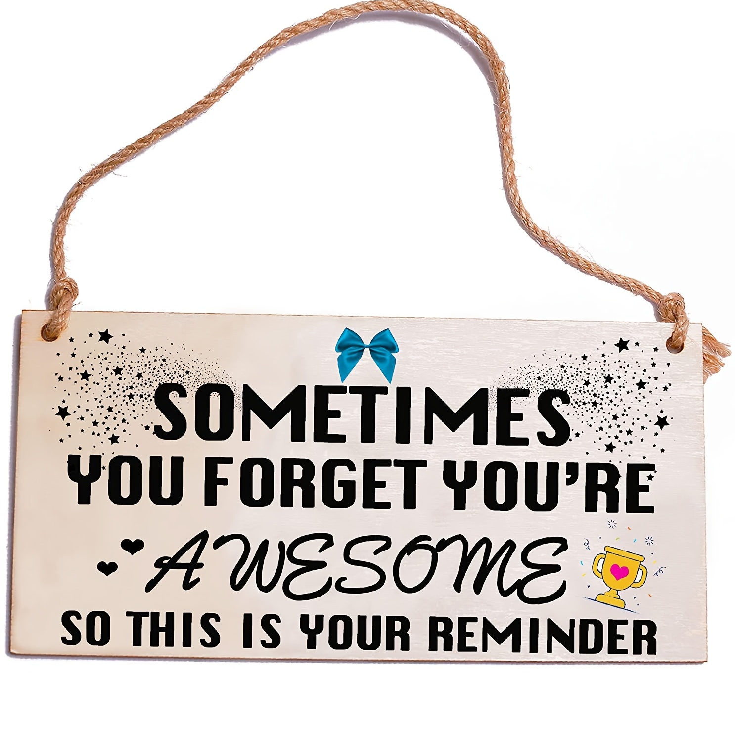 Warm Inspirational Wooden Plaques Sayings 