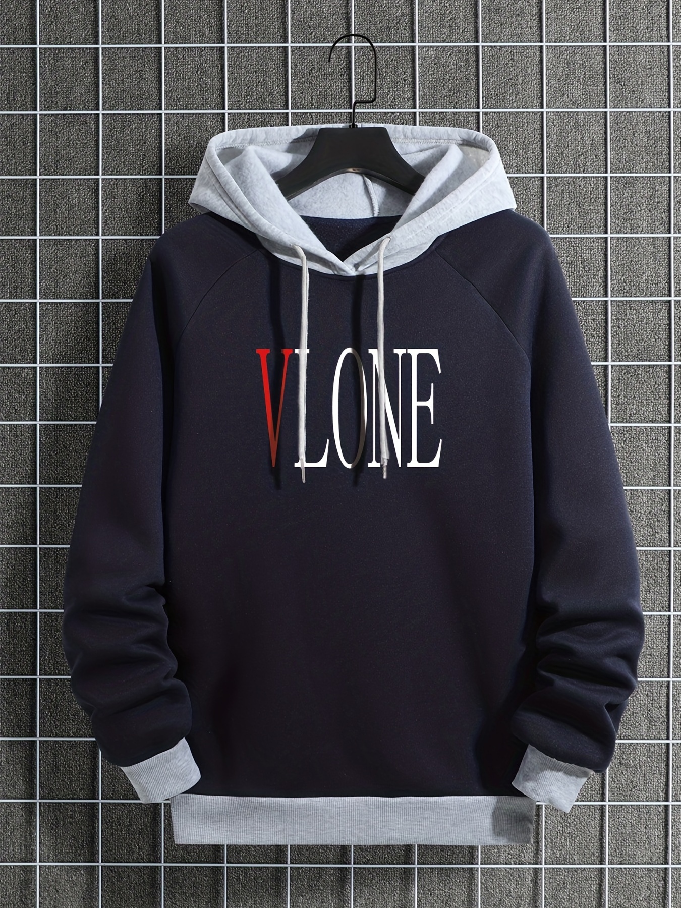 VLONE Man Hoodies100% Cotton Sweatshirts Men Clothing Sweatshirt