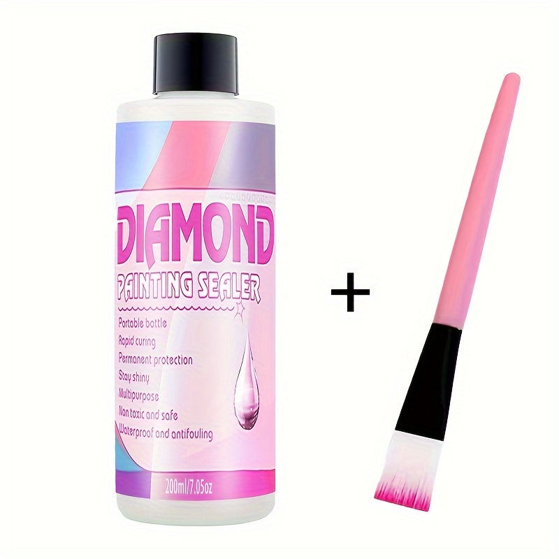 Diamond Painting Sealer Kit . Diamond Painting Glue For - Temu