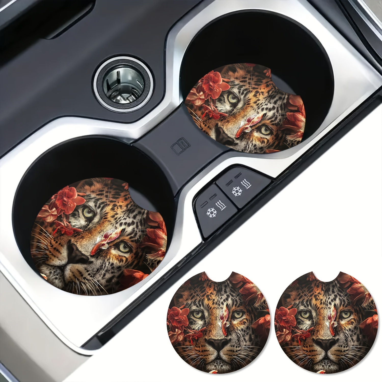 Animal Car Coasters for Cup Holders