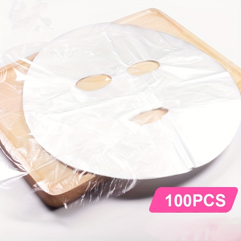 Facial Plastic Mask Disposable Facial Sheet Mask Transparent - Temu