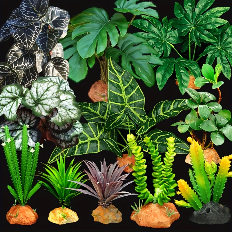 Artificial Plants Amphibious And Reptile Habitat Plants Landscape Plant