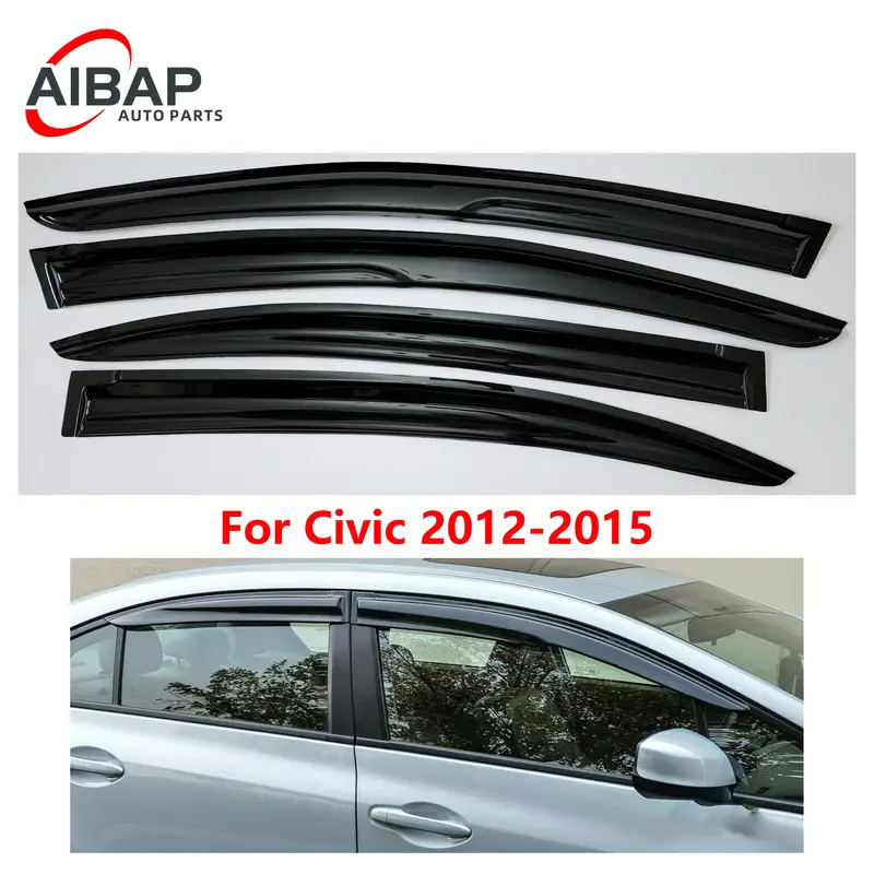 Verdickt 4 Stücke Civic 2012 2015 Fenster Visier Auto - Temu Austria