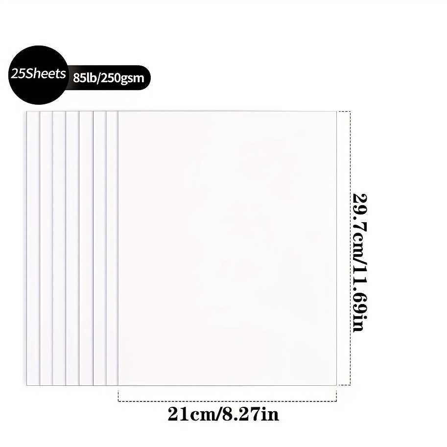 Papier Cartonné Blanc 8 5 Pouces X 11 Pouces 80 Livres De - Temu Belgium