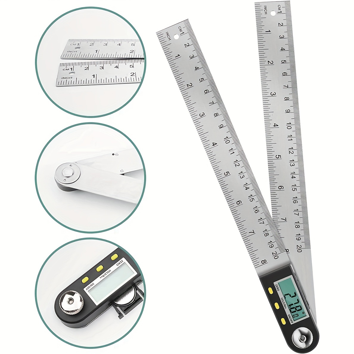 Digital Display Angle Ruler, Digital Goniometer Protractor