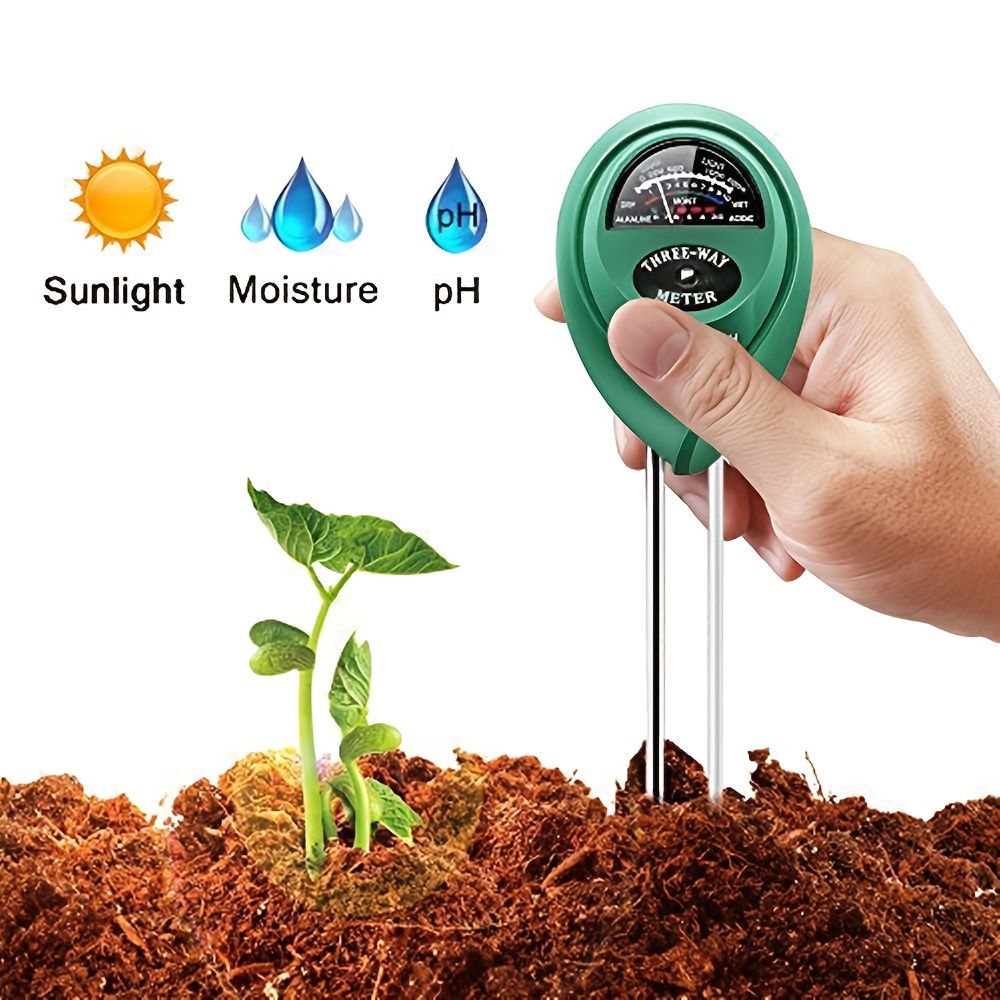 4 en 1 Testeur de ph du sol Hygromètre de l'humidité du sol Mesure du sol  Du sol Testeur de ph du sol de la plante