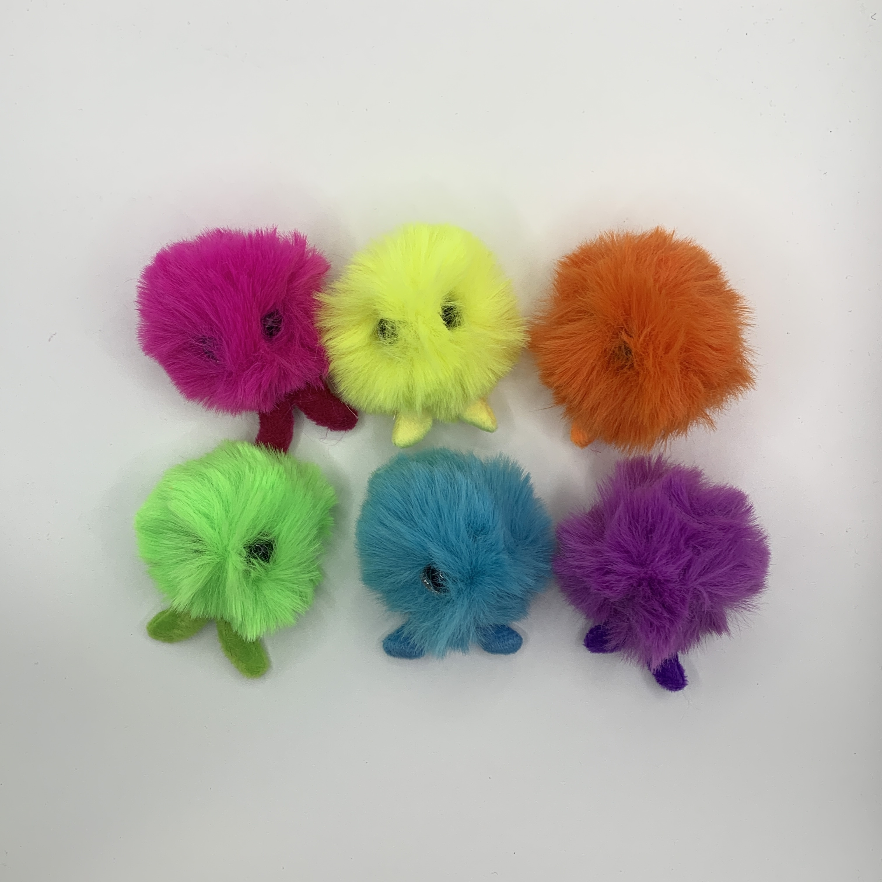  EXCEART 20 Pcs Cartoon Plush Ball Pompom Balls DIY